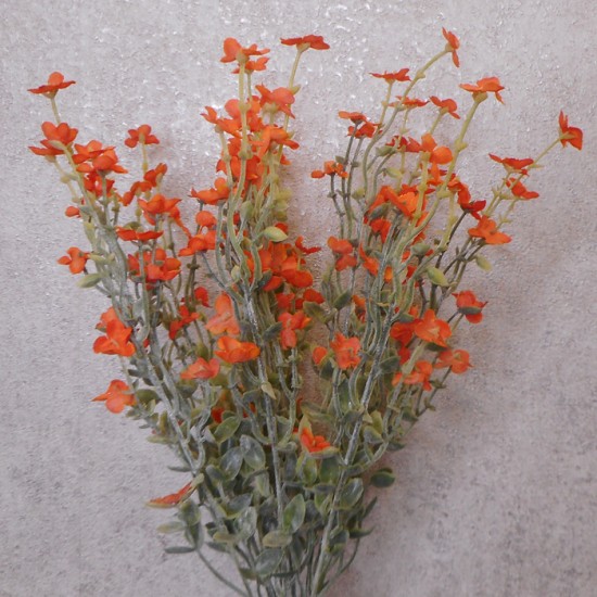 Artificial Wild Flower Plants Orange 62cm Artificial Flowers